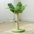 thumbnail image 3 of Cat Scratching Post, Sturdy Stable Structure Tall Scratching Post Kitten Play Tower with 3 Hanging Balls for Indoor Kittens Cats, 3 of 7