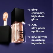 e.l.f. Glow Reviver Lip Oil Glimmer - Crystal Baller - 0.25 fl oz