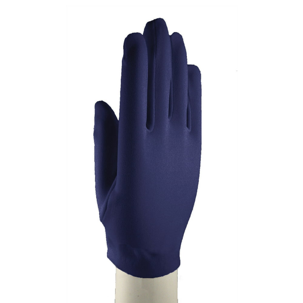 Hey Viv ! - Royal Blue Womens Wrist Length Dress Gloves - Dress Up