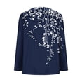 thumbnail image 5 of VBVC Women's Plus Pleated Tunic Tops,Ladies Stripe Stretchy Pullover,Gradient Breathable Shirts for Women,Navy,L-5XL, 5 of 6