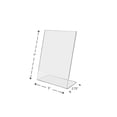 thumbnail image 2 of Universal 76850 Acrylic Self-Standing Desk Frame for 5 x 7 Insert- 3/Pack- Clear, 2 of 5