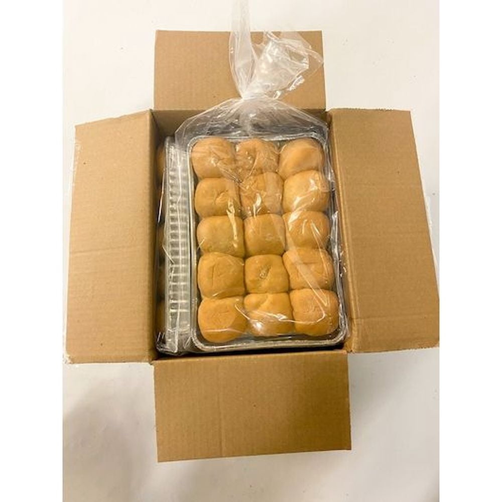 Bridgford Foods Heat and Serve White Roll, 1.5 Ounce - 75 per case.