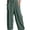 Green, variant on Women Drawstring Waist Baggy Harem Pocketed Summer Lounge Beach Travel Pants
