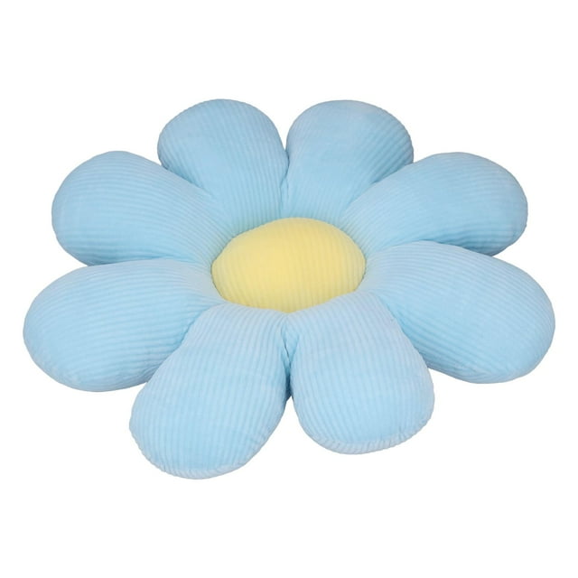 Almohada De Daisy, Suave Felpa Almohada En Forma De Flor, Almohadas De Lanzamiento Floral Cojines Sentados En Piso Lanzar Almohadas Almohada De Plantas Para Silla Sofá