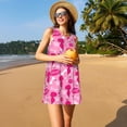 thumbnail image 3 of Disketp Poodle Dog para Vestido sin Mangas para Mujeres, Vestidos de Verano para Mujeres, Casual y Holgado para la Playa, 3 of 7