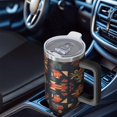 thumbnail image 6 of Modern 40oz Tumbler– Stainless Steel Insulated Tumbler with Handle and Straw, Large Capacity Travel Cup for Hot & Cold Drinks, 6 of 7