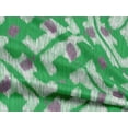 thumbnail image 5 of oneOone Rayon Sea Green Fabric Ikat Craft Projects Decor Fabric Printed By The Yard 56 Inch Wide, 5 of 5
