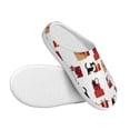 thumbnail image 3 of Disketp Cute Cat And Christmas Gift Women's Men's Slippers Plush Slip-On House Slipper for Winter Indoor Soft Cushion Non-slip Fluffy Slides Slippers-39/40, 3 of 7