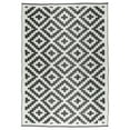 thumbnail image 3 of MSRUGS Courtyard Collection Trellis Design Gray/White Reversible Indoor/Outdoor Mat Area Rug with Bag - 9' x 12', 3 of 5