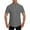 Grey, variant on iOPQO mens shirts Men Summer Solid Stand Collar Short Sleeve Casual Loose Shirt Top polo shirts for men N Beige 5XL