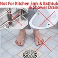thumbnail image 3 of 3 Coladores De Drenaje Para Fregadero De Baño De 1 A 1.6 Pulgadas De Profundidad De 1.6 Pulgadas De Agujero De Drenaje De Acero Inoxidable Para Fregadero De Baño, Recogedor De Pelo Para Lavandería, Fr, 3 of 6