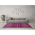 thumbnail image 3 of Ahgly Company Indoor Round Southwestern Pink Country Area Rugs, 5' Round, 3 of 4
