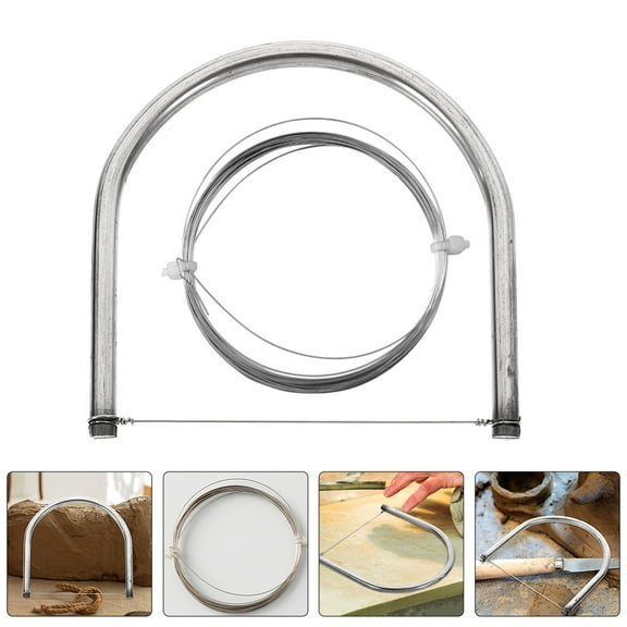 OUNONA 1 Set Stainless Steel DIY Clay Cutting Tool for Pottery and Slicing Modeling Clay