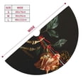 thumbnail image 3 of Sikiie Skeleton Hand Rose Butterfly 30-48 inches {designName} Print Christmas Tree Skirt Snowman Xmas Tree Skirt with Edge Christmas Decorations for Holiday Party-30", 3 of 7