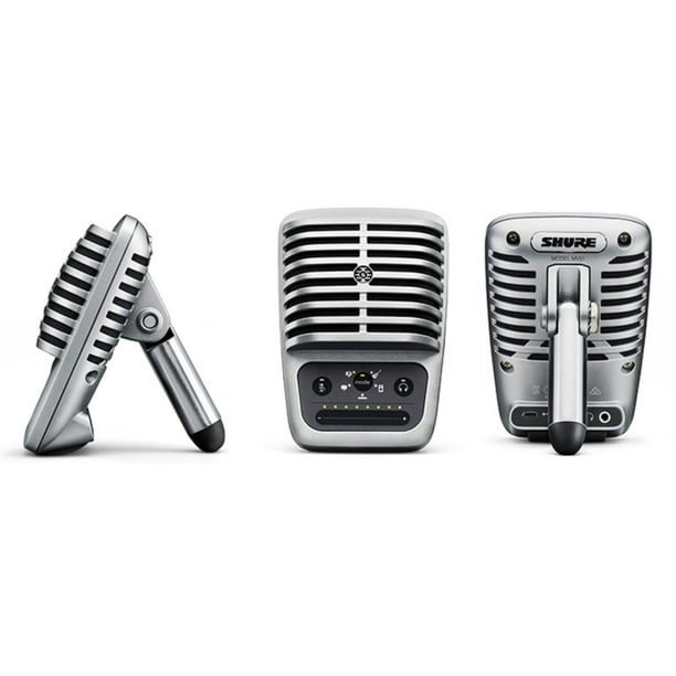 Micrófono MV51 Shure Captura de Audio 1 Canal Gran Fidelidad
