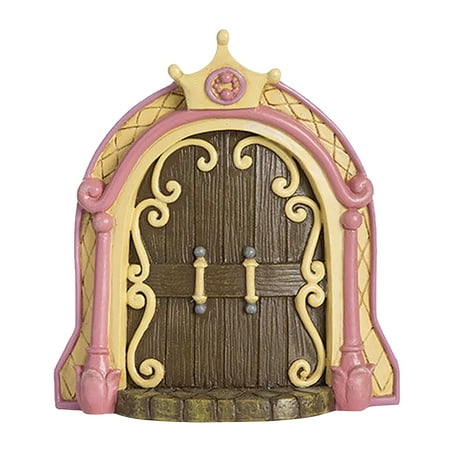 Clearance Sales! JJBNSH DIY Garden Tree Doors Miniature Door Decoration Tale Kids