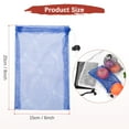 thumbnail image 3 of 6 x 8 in Small Mesh Laundry Bags with Drawstring [6PCS] - Durable Mesh Bags with Cord Lock - [Blue], 3 of 6