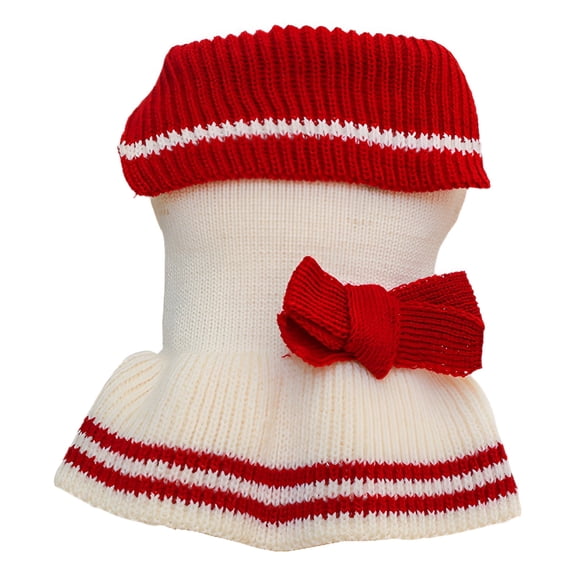GASTROPOD Dog Dress,Active Fit Dog Sweaters,Free Movement Dog Clothes for Small Dogs,Red,M