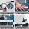 thumbnail image 5 of 1pc Geometric Pattern Absorbent Non-Slip Bathroom Thickened Flannel Rug Decor,Soft,Quick Drying,Suitable For Indoor/outdoor Use,Bathrooms,Bedrooms,Kitchens,Terrace,Laundry Rooms,16"x24", 5 of 9
