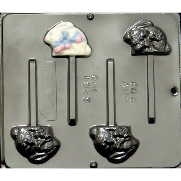 1822 Bunny Pop Lollipop Chocolate Candy Mold