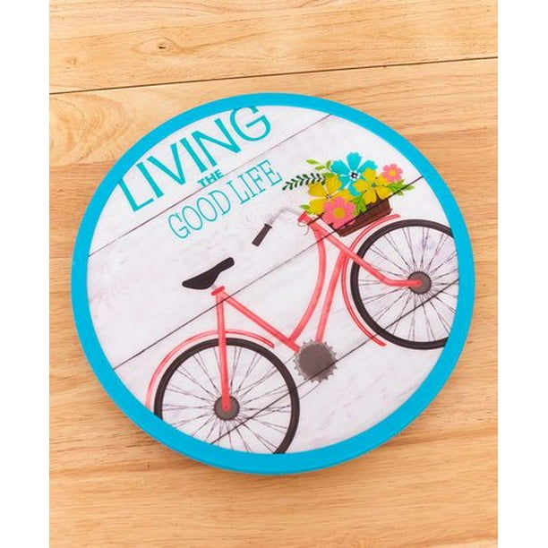 Vintage Bicycle Kitchen Decor Collection12" Lazy Susan
