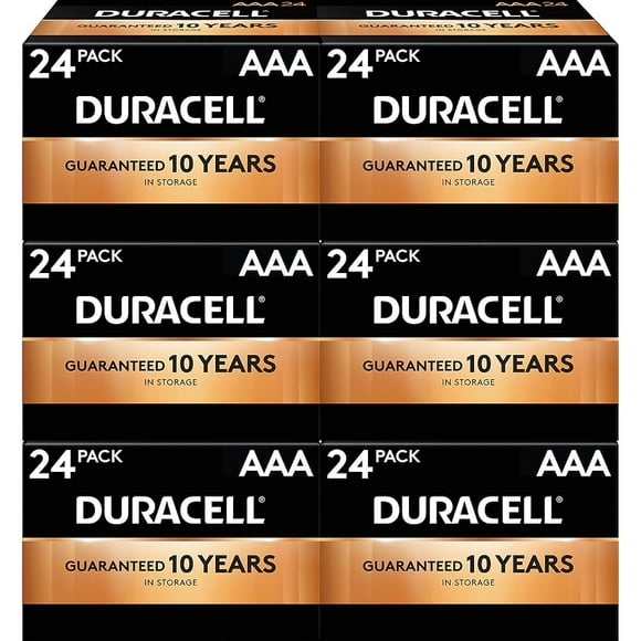 Duracell MN2400BKD CopperTop Alkaline Batteries, AAA, 144/CT