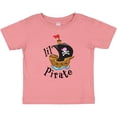 thumbnail image 3 of Inktastic Lil' Pirate pirate ship, pink bandana Boys or Girls Baby T-Shirt, 3 of 5