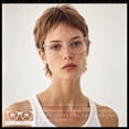 thumbnail image 4 of Classic Gothic True Cat Eye Frame Blue Light Filtering Computer Glasses / Clear, 4 of 7