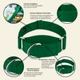 thumbnail image 7 of Country Brook Petz® 1 1/2 inch Green Martingale Heavyduty Nylon Dog Collar, Large, 7 of 7