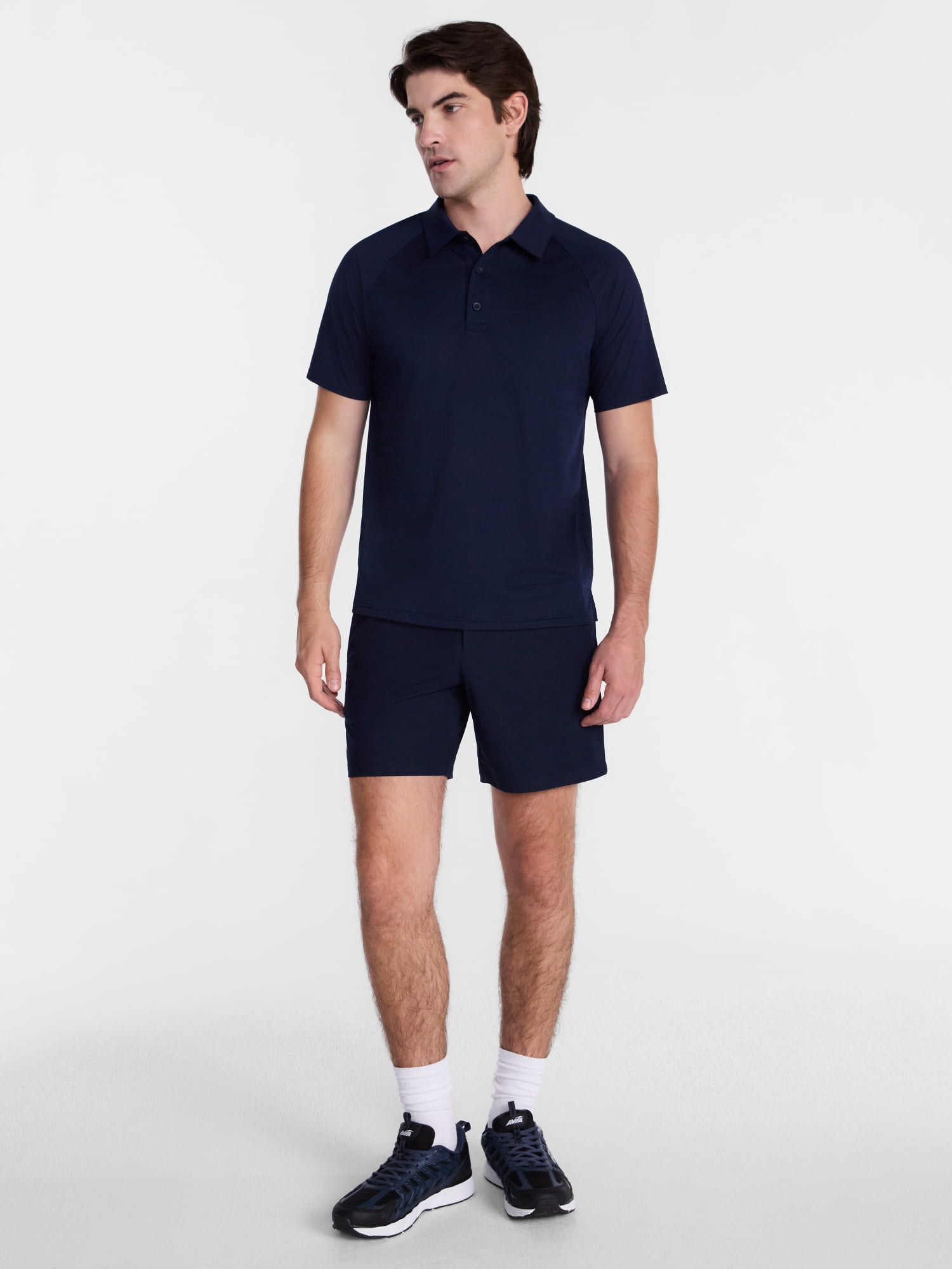 Avia Men's and Big Men's Hybrid Flex Golf Shorts, 7" Inseam, Sizes 28-44