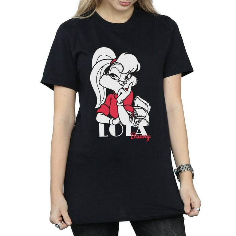 Womens Tunes Classic Boyfriend Bunny T-Shirt Lola Looney