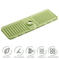 thumbnail image 4 of opvise Sink Faucet Drain Mat Kitchen Splash Guard Drying Mat Multi-functional Sink Organization Tray, 4 of 8