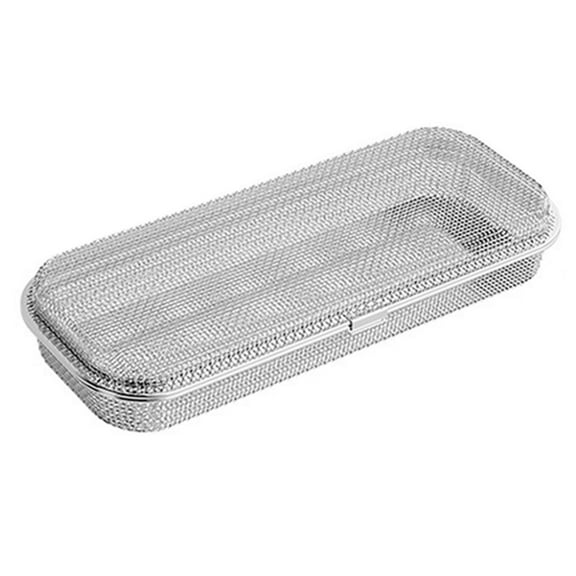 Stainless Steel Mesh Cleaning Basket Kitchen Utensil Drying and Storage Holder