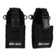 thumbnail image 3 of Bolso resistente al desgaste de la bolsa del walkie talkie del negro del paquete del brazo de nylon 20D, 3 of 5