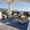 Black, variant on Toject 4-Piece Wicker Patio Conversation Set with Loveseat Chairs & Coffee Table High Back All-Weather Rattan for Backyard Porch Denim Blue