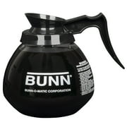 BUNN 12 Cup Commercial Glass Decanter with Handle 3 Pack Black