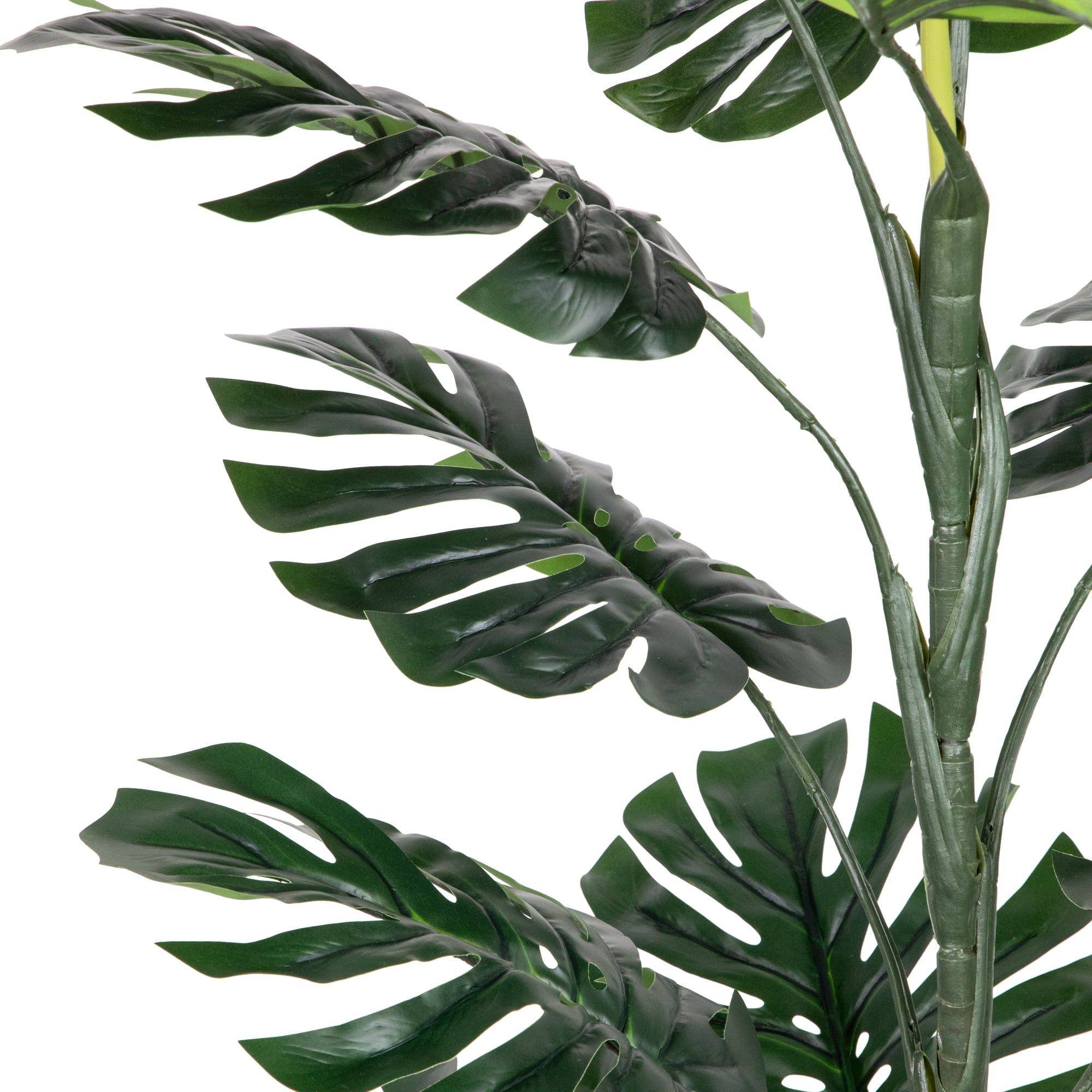 Northlight 50" Potted Green Artificial Monstera Plant