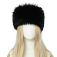 thumbnail image 3 of Betivan Ladies' Winter Headband Hat Fashion Warm Faux Fur Short Hair Soft Comfortable Windproof Fit Casual Outdoor Daily Wear Hat, 3 of 4