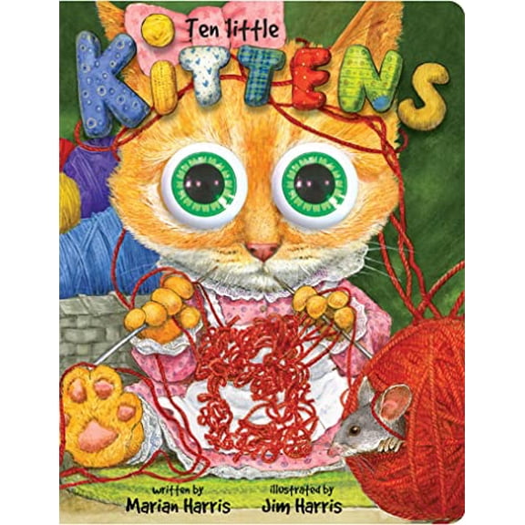 Pre-Owned Ten Little Kittens Board Book : An Eyeball Animation Book (Board book)
