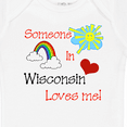 thumbnail image 4 of Inktastic Someone in Wisconsin Loves Me Boys or Girls Baby Bodysuit, 4 of 5