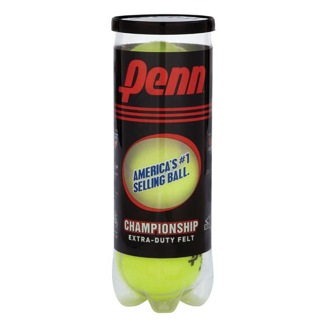 Penn Championship Extra Duty Tennis Balls (1 Can, 3 balls) - Walmart.com