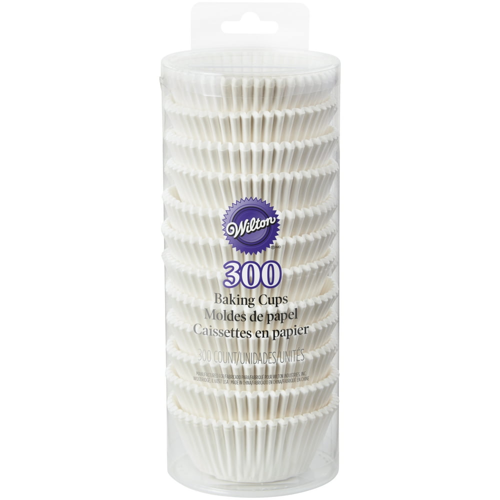 Wilton White Cupcake Liners, 300ct