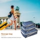 thumbnail image 5 of Bolsa De Almacenamiento De Viaje Organizador de viaje de 3 piezas Esenciales de viaje de gran capacidad (Azul marino mate), 5 of 5