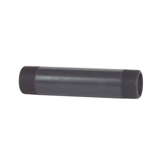 B & K 408-050 Schedule 80 PVC Nipple  Gray - 2 x 5 in.