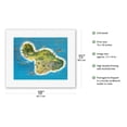 thumbnail image 2 of The Island of Maui Hawaii - Vintage Pictorial Map by Ray Lanterman c.1962 - Fine Art Rolled Canvas Print 11in x 14in, 2 of 4