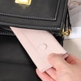 thumbnail image 5 of Uxcell 3 Pcs Microfiber Necklace Travel Case, Necklace Pouch Storage Bag Microfiber Jewelry Travel Organizer Tangle Free for Women Gift, Pink, 5 of 7