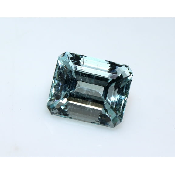 8 Cts Natural Emerald Cut AQUAMARINE Loose Gemstone, Large Aquamarine Emerald Cut Aquamarine Ring, Aquamarine Statement Ring, Big Aquamarine