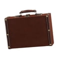 thumbnail image 1 of Bunblic Vintage Suitcase with Handle Storage Suitcase Chest for Wedding Parties Home Large, 1 of 8