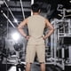 thumbnail image 5 of Traje Deportivo Perforado de los Hombres, Moda de Manga Corta Cuello Redondo de Ocio para el Desgaste Casual Y de Playa, Blusa Atlética de Poliéster Suave, 5 of 8