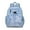 Sky-blue-36, variant on Vintage Floral Geometric Pattern Toddler Backpack Adjustable Padded Straps Chest Strap Water-Resistant Bookbag